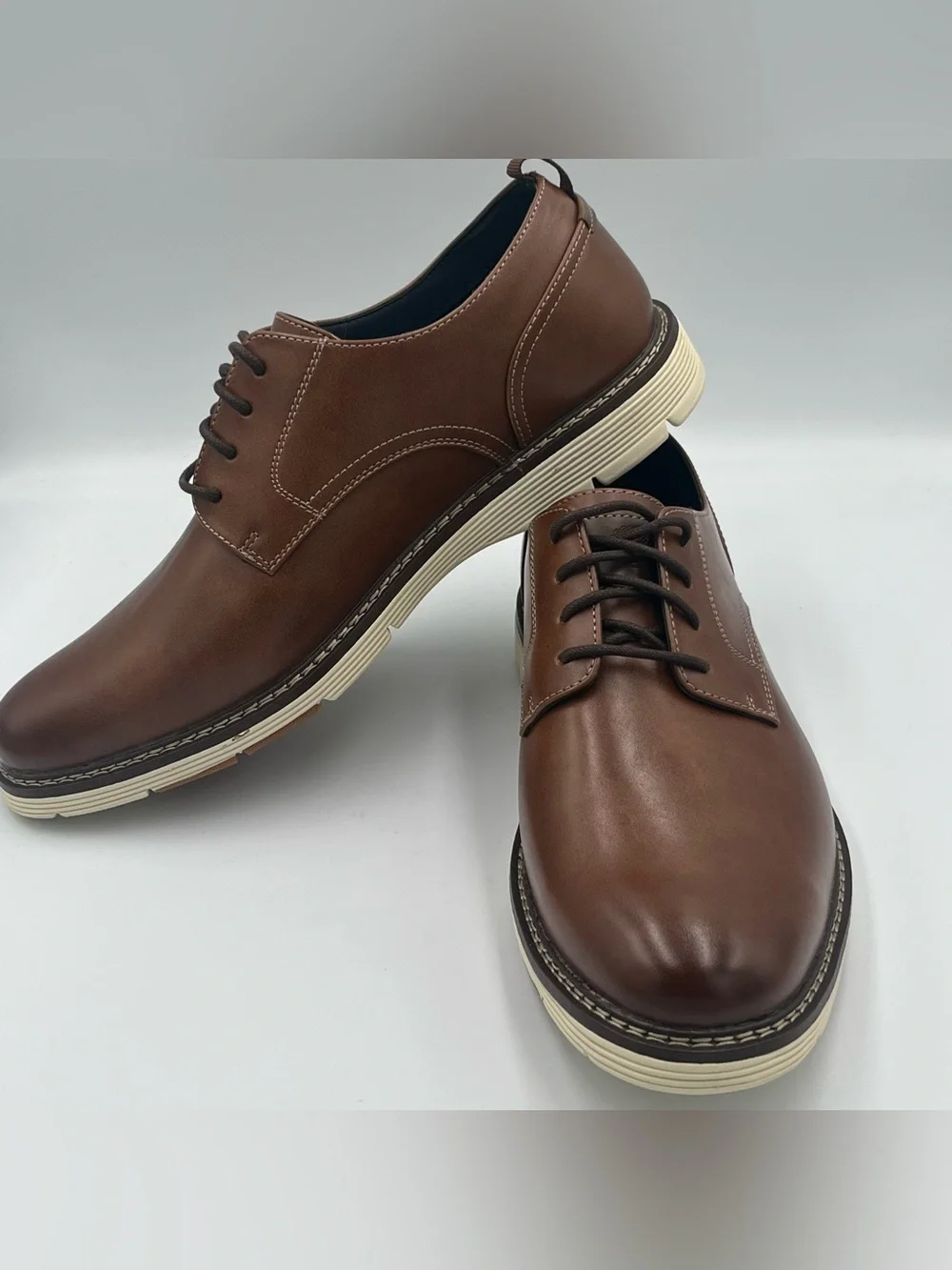 Dockers Easedale Oxford Lace-Up Shoes Men’s Size 11.5 Congnac